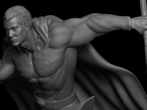 Superman Classic 2 heads options 3Dプリントモデル