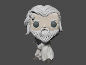 Gandalf Funko lord of the rings 3D प्रिंट मॉडल
