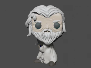Gandalf Funko lord of the rings 3D Print Model