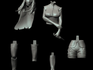 Hinata from Naruto The Last Movie 3D Принт Модель