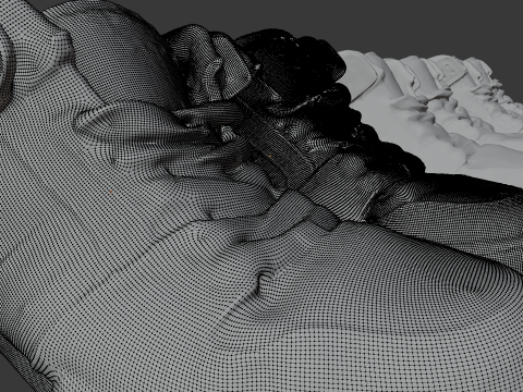 Scanned Skater Shoes Modelo 3D
