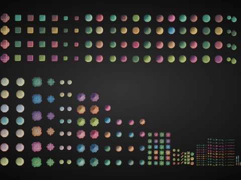 Cute Lowpoly Game Assets Tree 3D Model