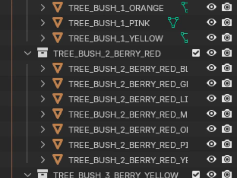 Cute Lowpoly Game Assets Tree 3D Model