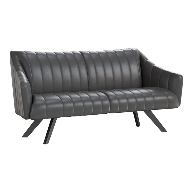 Rubie Lounge Couch with wooden frame 3D Модель .c4d .max .obj .3ds .fbx .stl .blend 