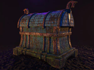 ANCIENT CHEST 3D Model