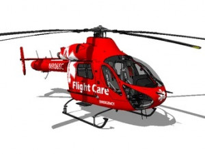 Helicopters MD-900 Explorer FLIGHT CARE 3Dモデル