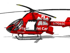 Helicopters MD-900 Explorer FLIGHT CARE 3Dモデル