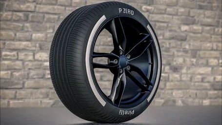 Pirelli edition tyres pneu 3D Model .c4d .max .obj .3ds .fbx .stl .blend
