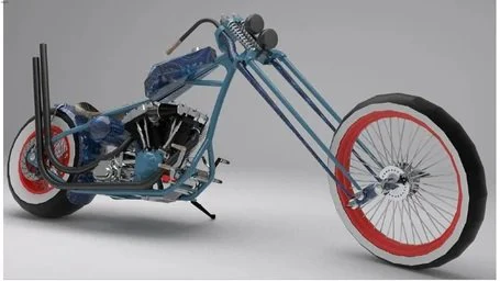 Chopper 2023 3D Model .c4d .max .obj .3ds .fbx .stl .blend 