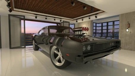 Charger R-T 1969 3D-Modell .c4d .max .obj .3ds .fbx .stl .blend 