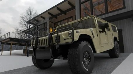 Hummer - H1 Modelo 3D .c4d .max .obj .3ds .fbx .stl .blend 