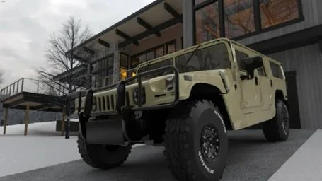 Hummer-H1 Modello 3D .c4d .max .obj .3ds .fbx .stl .blend 