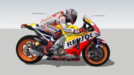 RC213V 93MM 3D Model .c4d .max .obj .3ds .fbx .stl .blend 