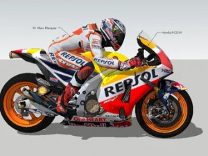 Marc Marquez Honda RC213V 2021 MotoGP 3D Model in Motorcycle 3DExport