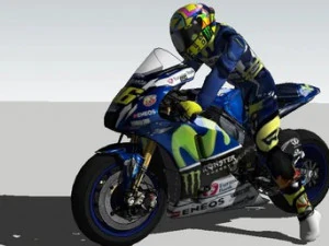 M1YZR Valentino Rossi 2016 3D Model