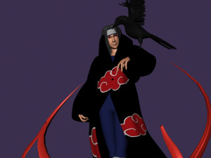 Itachi Uchiha 3Dプリントモデル