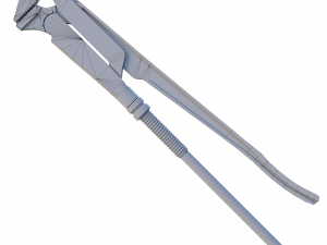 Adjustable Pipe Wrench 3D Model