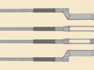 Adjustable Pipe Wrench 3D Model