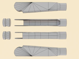 Adjustable Pipe Wrench 3D Model