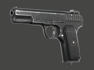 TT 33 Tokarev pistol 3D Model