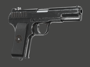 TT-33 Tokarev pistol Modèle 3D
