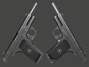 TT-33 Tokarev pistol Modèle 3D