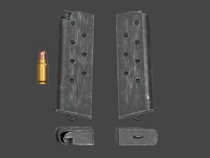 TT-33 Tokarev pistol 3D Model