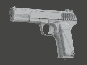 TT-33 Tokarev pistol Modèle 3D