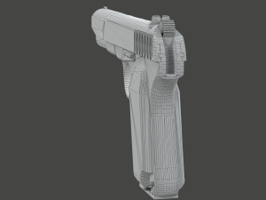 TT-33 Tokarev pistol Modèle 3D