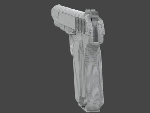 TT-33 Tokarev pistol 3D Model