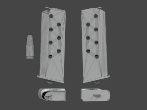 TT-33 Tokarev pistol 3D Model