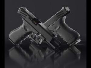 Glock 17 Pistol 3Dモデル