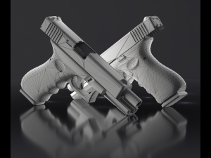 Glock 17 Pistol 3Dモデル