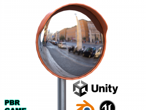 Traffic Mirror 3D 모델