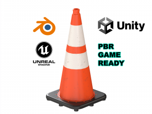 Traffic cone Model 3D