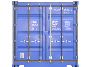 Versandcontainer 20 Fu&szlig; 3D Modell