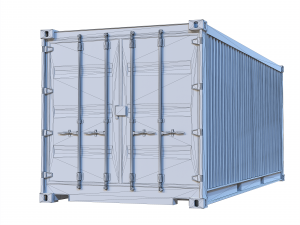 Shipping Container 20ft Modelo 3D