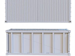 Shipping Container 20ft Modelo 3D