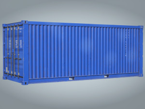 Shipping Container 20ft Modelo 3D