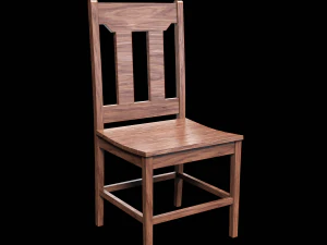 Table and Chair 3D Model