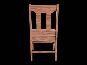 Table and Chair 3D Model