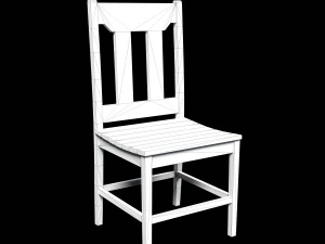 Table and Chair 3D Model