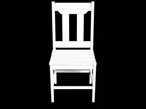 Table and Chair 3D Model