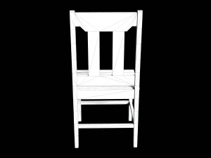 Table and Chair 3D Model