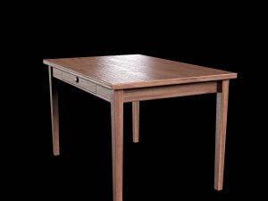 Table and Chair 3D Model