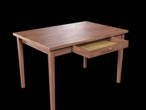 Table and Chair 3D Model