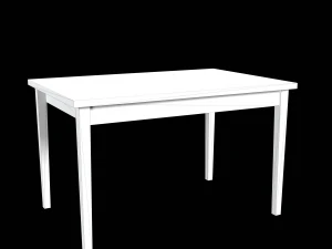 Table and Chair 3D Model