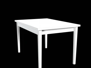 Table and Chair 3D Model