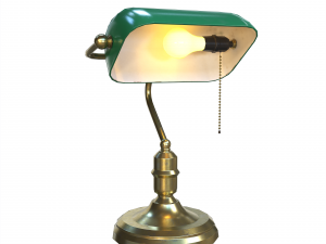 Banker lamp 3D-Modell