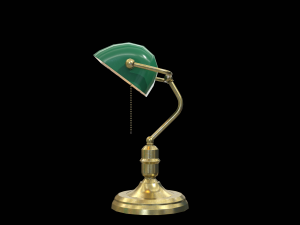 Banker lamp 3D-Modell